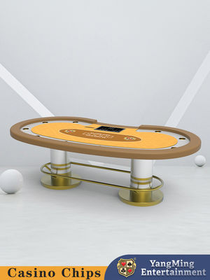 Qualità Fabbrica personalizzata Pea Metal Bumper Guard Texas Hold'em Poker Table Recreational and Leisure Club Poker Game Table fabbrica