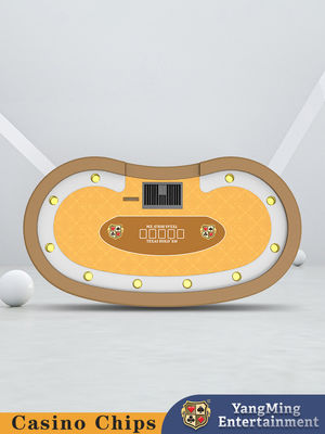 Qualità Fabbrica personalizzata Pea Metal Bumper Guard Texas Hold'em Poker Table Recreational and Leisure Club Poker Game Table fabbrica