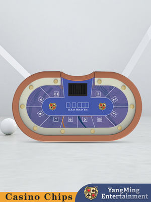 Qualidade Texas Oval Metal Semi-Circular Treadle Internacional jogo Clube de Xadrez exclusivo Poker Table fábrica