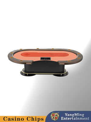 Jakość Deluxe Dostosowany metalowy owalny stół do pokera Casino Texas Casual Entertainment Game Stół do pokera fabryka