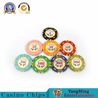 Calidad Chips de póquer más baratos coloridos al por mayor Placas de pegatinas de casino personalizadas de alta calidad fábrica
