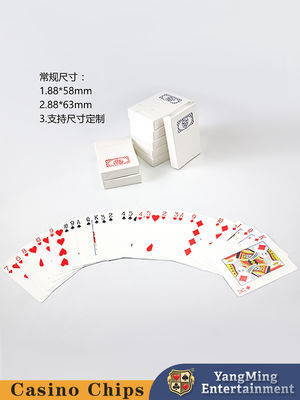 Factory Customized Casino Professional Brand New Playing Cards Red And Blue In Stock