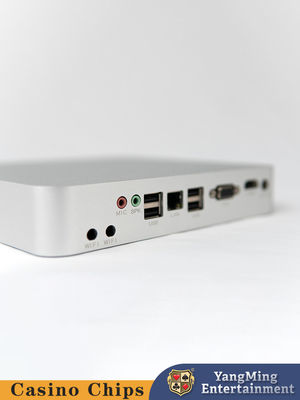 Qualität Edelstahl-silberner Mini Computer Console Poker Casino-Tabellen-Bakkarat-Spiel-System-Wirt Fabrik