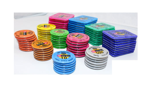 Qualidade Chips RFID de jogo de mesa de baccarat Texas Hold'em Chips de poker fábrica
