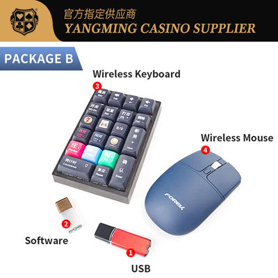 Kualitas Baru ditingkatkan layar animasi Cina dan Inggris Bilingual Switching Casino Baccarat Sistem Perangkat Lunak pabrik