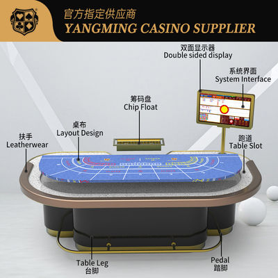 Customized Bar Protector Baccarat Table Entertainment Leisure Club Poker Game Table Table