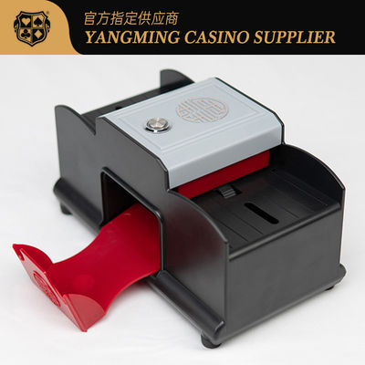 Quality Newly Launched 2 Deck Automatic Poker Shuffling Machine Casino Baccarat Recreational Poker Shuffling Machine factory