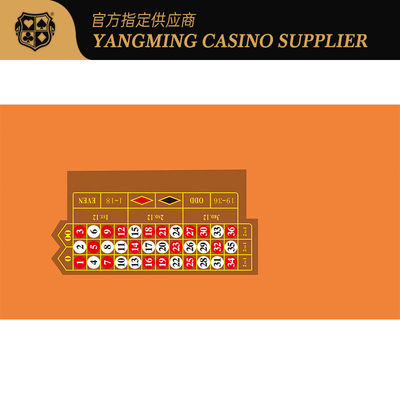 Customized Roulette Double 0 Game Tablecloth Baccarat Texas Poker Table Tablecloths