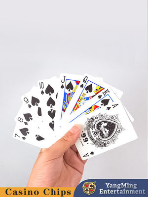 Jakość 100 g/płata Baccarat Poker Gry stołowe Kartki do gry papierowe fabryka