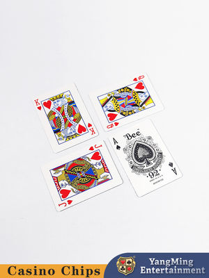 Qualità Segno uv del casinò dell'ape del nero di centro della carta delle carte da gioco delle piattaforme rosse internazionali del blu 144 fabbrica