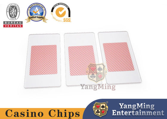 Original Custom Thickened Acrylic Frosted Playing Card Button Baccarat Blackjack Gambling Table Cover Board