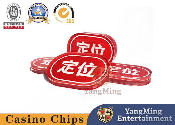 Calidad Fabrica de Casino Acrílico Nuevo Diseño Personalizado Óvalo Produce Forma Localiza Marca fábrica