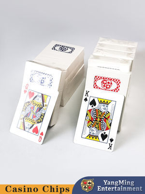 Jakość Karty do gry High End Casino Standard Black Blue Core Papper dla hoteli i klubów Casino Entertainment fabryka