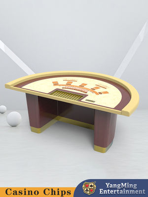 Qualità Tavolo di gioco a metà rotondo di blackjack Texas Club Entertainment Poker fabbrica