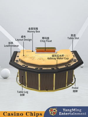 New Release 7 Side Guards Blackjack Table Recreation and Leisure Club Poker Game Table