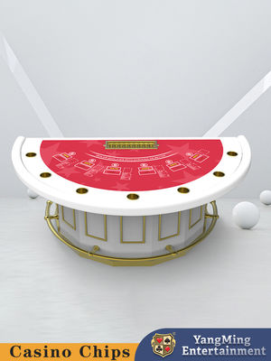 Factory Stock Half Round Guard Bar Blackjack Table Entertainment Leisure Club Poker Game Table