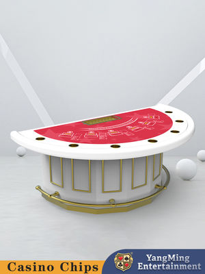 Calidad Fabrica Stock Bar de guardia media redonda Mesa de blackjack Entretenimiento Club de ocio Mesa de juego de póquer fábrica