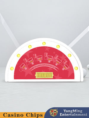 Kualitas Deluxe Upgraded Half Round Bar Protector Black Jack Poker Table Kasino Club Hiburan Poker Game Table pabrik