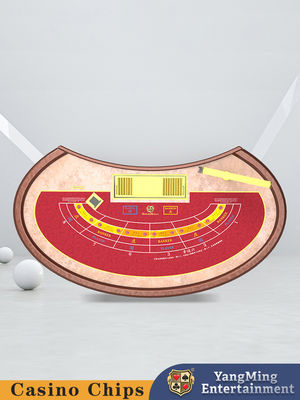 Wholesale Customized Oval Treadle Lucky Six Table Texas Baccarat Casino Poker Gaming Table