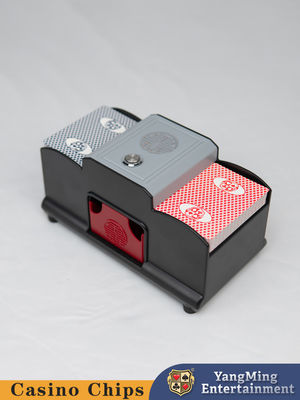 2 Pairs of Battery-Powered Dual-Purpose Poker Shuffler Casino Poker Table Game Shuffler