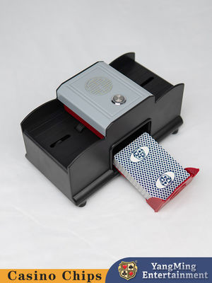 Quality New Launch 2 Deck Automatic Poker Shuffler Texas Baccarat Casino Poker Game Shuffler factory