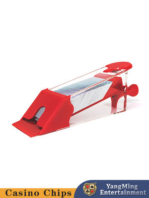 품질 두꺼운 아크릴 캔터 톱 딜러 신발 3가지 색상 이용 가능 카지노 클럽 엔터테인먼트 포커 게임 캔터 톱 딜러 신발 공장