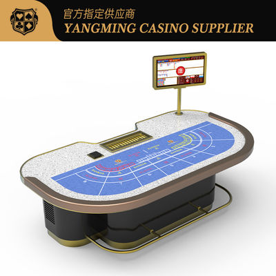 Qualität Hot Style VIP Club angepasster 7-Spieler Baccarat Tisch Casino Baccarat Poker Tisch Spieltisch Fabrik