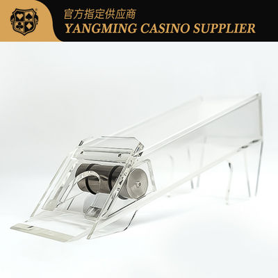 Qualidade Atacado 8 pares de sapatos de dealer acrílico translúcido sapatos de dealer de jogo de mesa de poker baccarat fábrica