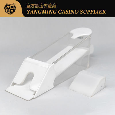 Qualität Drei Farben erhältlich Acryl durchsichtig 8 Deck Poker Kartenhändler Schuhe Casino Unterhaltung Poker Tisch Top Händler Schuhe Fabrik