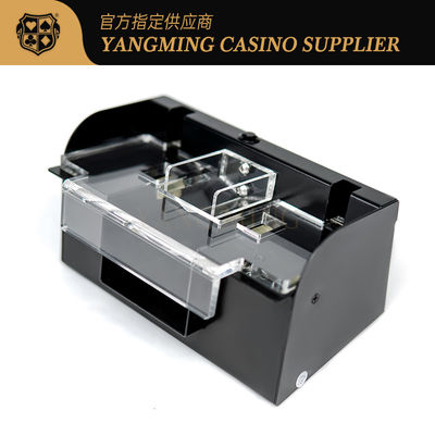 Macau Casino Metal Dedicated 1-2 Decks Playing Cards Shuffler Poker Cards Shoe Power Automatic Shuffler