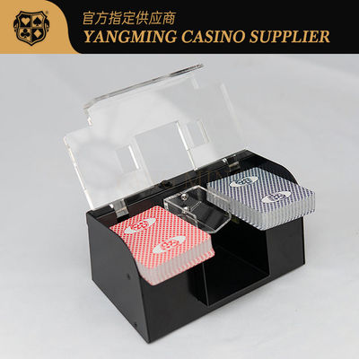 Jakość Macau Casino Metal Dedicated 1-2 Decks Grając w karty Shuffler Poker Cards Shoe Power Automatic Shuffler fabryka