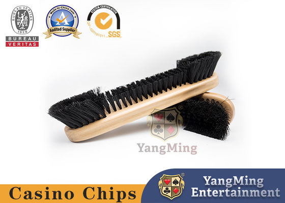 Original Customization Wood Color Casino Cleaning Brush Gambling Poker Table Waterproof