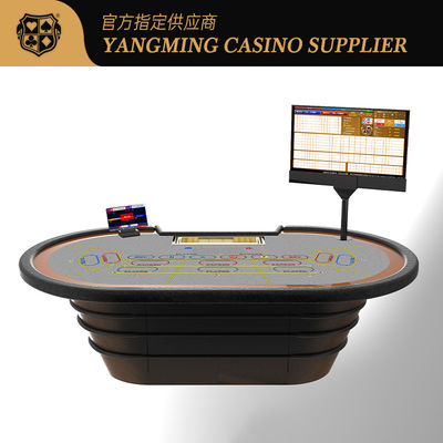 RFID Chip Intelligent Sensor Poker Table Texas Baccarat Casino Gambling Casual Poker Game Table