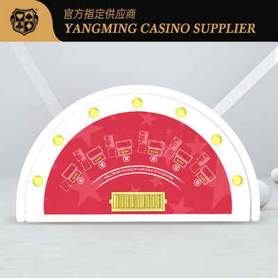Kualitas Disesuaikan Bar Setengah Bulat Pelindung Meja Blackjack Hiburan dan Club Leisure Poker Game Table pabrik