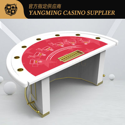 คุณภาพ ครึ่งกลม Bar Protector โต๊ะบลักแจ็ค คาสิโน โป๊กเกอร์ ผ้าโต๊ะ สีสามารถปรับแต่งได้ โรงงาน