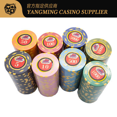 Jakość 12g Żelazny Core Clay Poker Chip z Aluminium Case Texas Casino Poker Game Countertop Chip Set fabryka