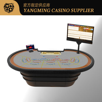 Customized Chip Sensor Poker Table Casino Baccarat Casual Entertainment Poker Game Table