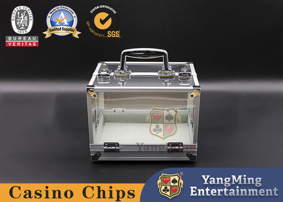품질 공장 주식 알루미늄 600 야드 잠금 칩 케이스 바카라 텍사스 카지노 포커 게임 칩 케이스 공장