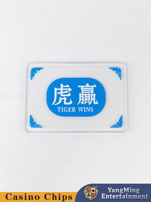 Quality Original Design Customized Semi-Frosted Acrylic Banker Player Marker Button Casino Baccarat Table Top Marker Button factory