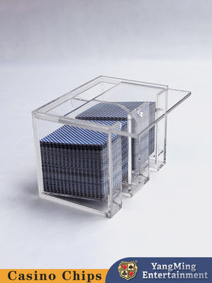 Qualità Alte qualità all'ingrosso ingrossato acrilico spessito 8 Deck Cartone scarto casinò Baccarat Poker Punteggio Discard Holder fabbrica