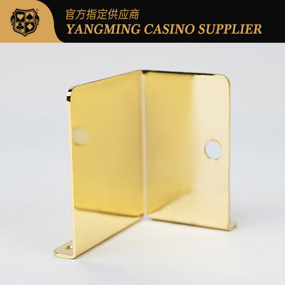 Quality Casino Custom 8 Deck Poker Plated Metal Poker Discard Holder Texas Baccarat Poker Game Tabletop Discard Holder factory