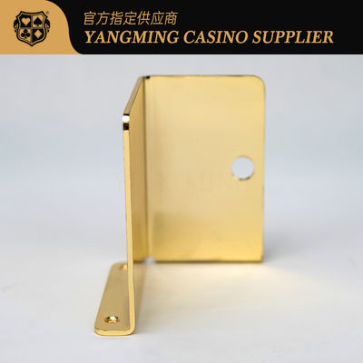 Quality Casino Custom 8 Deck Poker Plated Metal Poker Discard Holder Texas Baccarat Poker Game Tabletop Discard Holder factory