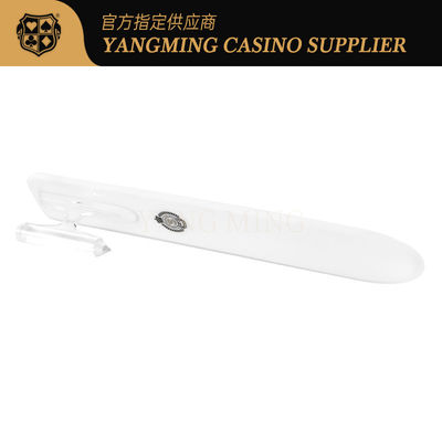 Jakość Fabryczny logo na zamówienie Biała łopatka do kart pokerowych Kasyno Baccarat Poker Game Łopatka do kart fabryka
