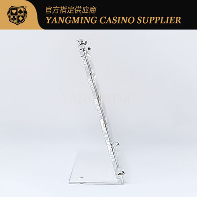 Ποιότητα 30pcs 40mm Ακρυλικό ράφι για το καζίνο Custom Roulette Τραπέζι Τσιπ Εμφάνιση εργοστάσιο
