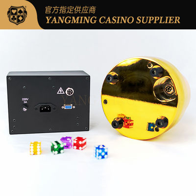 Qualità Nuovo set di tazze di dadi elettrici d'oro per il gioco di carte di taglia casinò. fabbrica