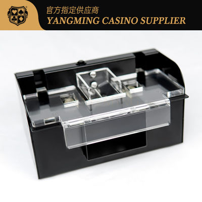 Qualità Aggiornato Anti-Jam Silent Design Metal 2 Deck Poker Shuffler per i giochi del Baccarat Casino Club fabbrica