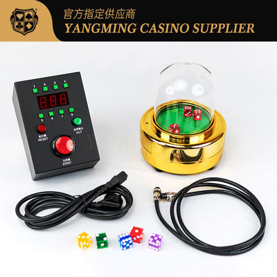 Qualità Ultima Smart Electric Gold Dice Cup Set Texas Baccarat Casual Poker Tabletop Dice Cup Set fabbrica