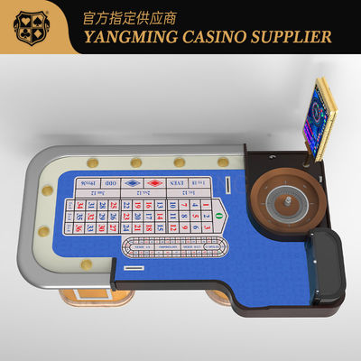 คุณภาพ ขายร้อน ดีลักซ์ คุณภาพสูง ไม้แข็ง 32 นิ้ว ปรับปรุง Treadle โต๊ะรูเล็ตสําหรับคาสิโน โรงงาน