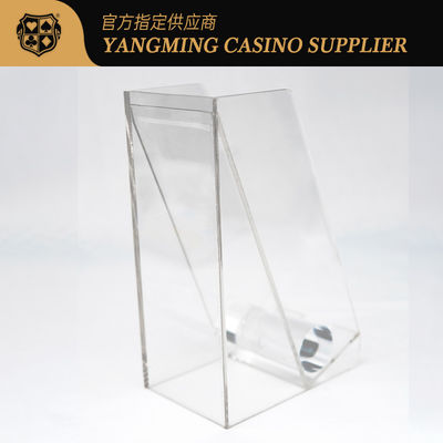 Jakość 8-płatowy przezroczysty akrylowy pokerowy zbiornik fabryka