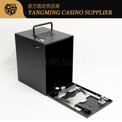 Qualidade Caixa de dicas de cassino de venda quente Acessórios Caixa de dinheiro de ferro grande com fechadura para jogos de poker de jogo de cassino fábrica